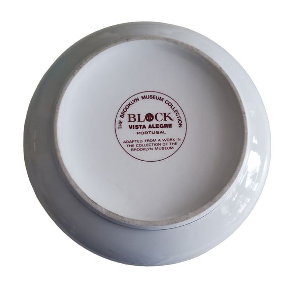 Block Vista Alegre Portugal Vintage Brooklyn Museum Egyptian Porcelain Bowl Vase - Picture 10 of 11